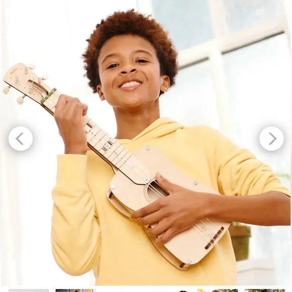 Kiwi Co Wood Tenor Ukulele Assembled Kit 23" Assembled but never used! - Picture 9 of 10